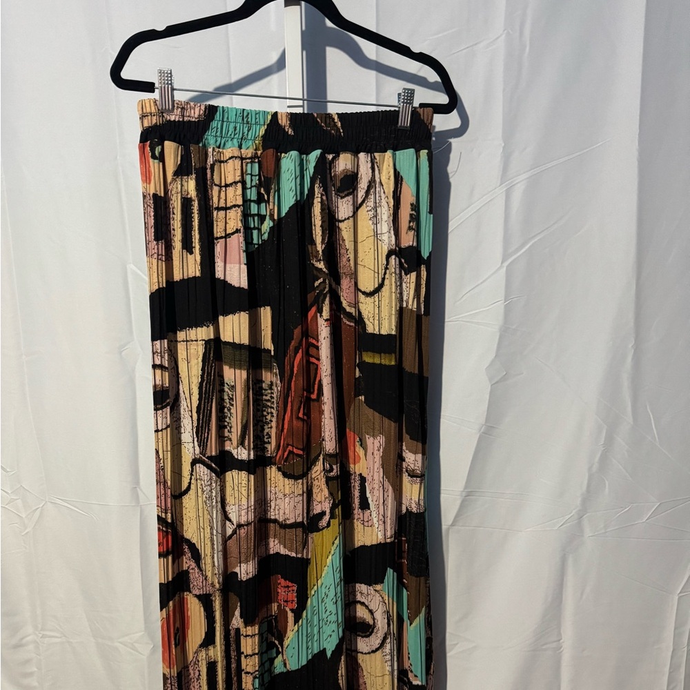 Jon & Anna Colorful Patterned Skirt Size L